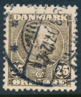Denmark Danemark Danmark 1905: 25ø Brown Christian IX, F-VF Used (DCDK00543) - Used Stamps