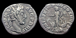 Commodus AR Denarius Annona Standing Facing - Die Antoninische Dynastie (96 / 192)