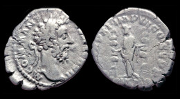 Commodus AR Denarius Concordia Standing Left - Die Antoninische Dynastie (96 / 192)