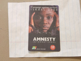 ISRAEL-(-PRE-ATS-007)-ATS-AMNESTY-1-(20UNITS)-(9291884070)-(tirage-200)-good Card - Israël