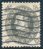 Denmark Danemark Danmark 1930: 8ø Grey Christian X Birthday, Fine Used Stamp, AFA 188 (DCDK00559) - Gebraucht