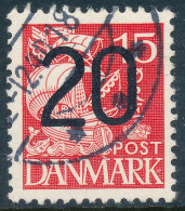 Denmark Danemark Danmark 1940: 20/15ø Provisional Type IIa, VF Used, AFA 264a (DCDK00564) - Gebraucht
