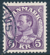 Denmark Danemark Danmark 1934: 5 Kr. Violet Christian X, VF Used (DCDK00565) - Gebraucht