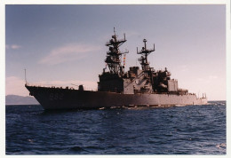 5 Photos Couleur Format Env. 10cm X 15cm - Destroyer DD-982 USS NICHOLSON - Février 1999 - Barcos