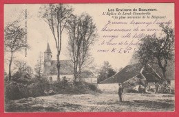 Leval-Chaudeville ( Envions De Beaumont )- L'Eglise ( La Plus Ancienne De Belgique ) - 1902 ( Voir Verso ) - Beaumont