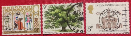 GRAN BRETAGNA 1973 GOD KING WENCESLAS-QUERCUS ROBUR-INIGO JONES - Used Stamps