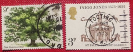 GRAN BRETAGNA 1973 OAK QUERCUS ROBUR-INIGO JONES - Used Stamps