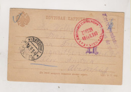 RUSSIA, 1916  POW Postal Stationery To  Austria - Storia Postale