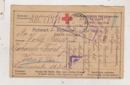 RUSSIA, 1917  POW Postal Stationery To  Austria - Brieven En Documenten