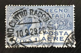 Timbre Oblitéré Poste Aérienne Italie 1926 - Correo Aéreo