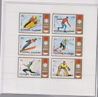 FUJEIRA -  1972- SAPPORO OLYMPICS SHEETLET OF 6  MINT NEVER HINGED (Michel 819/824A ) - Fujeira
