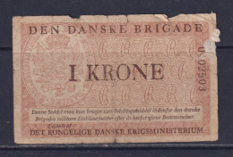 DENMARK - 1947-58 Danske Brigade 1 Krone Circulated Banknote - Danemark
