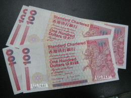 1993 - 2002 Hong Kong SCB Standard Charter Bank $100 Used €15/ Pc Number & Year Random - Hongkong