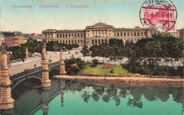 FRANCE - Strasbourg - L'université - Carte Postale Ancienne - Straatsburg