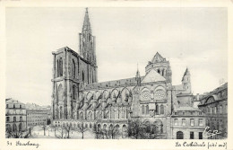 FRANCE - Strasbourg - La Cathédrale - Côté Sud - Carte Postale Ancienne - Strasbourg