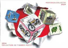 Collection - Collectie 2024 - Présentation Des Timbres émis En 2024 - Post-Faltblätter