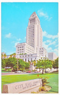 CPSM 9 X 14 Etats Unis USA (122) California LOS ANGELES City Hall - Los Angeles