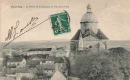 FRANCE - Provins - Vue Sur Le Dôme De Saint Quiriace Et Vue De La Ville - Carte Postale Ancienne - Provins