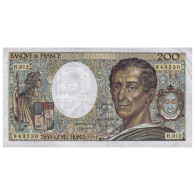 France, 200 Francs, Montesquieu, 1982, H.012, TTB, Fayette:70.02, KM:155a - 200 F 1981-1994 ''Montesquieu''