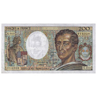 France, 200 Francs, Montesquieu, 1982, X.010, TTB, Fayette:70.02, KM:155a - 200 F 1981-1994 ''Montesquieu''