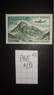 ANDORRE   PA  8 ** NON DENTELE - Airmail