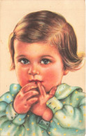 ILLUSTRATEUR - Portrait D'une Petite Fille - Colorisé - Carte Postale Ancienne - Autres & Non Classés