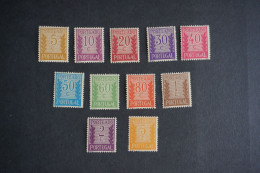 (M) PORTUGAL - 1940 Postage Due Set - Af. P54 To 64 (MNH) - Ongebruikt