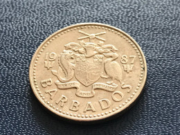 Münze Münzen Umlaufmünze Barbados 25 Cent 1987 - Barbados