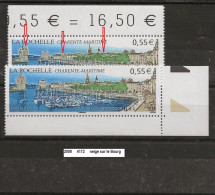 Variété De 2008 Neuf** Y&T N° 4172 Neige Sur Le Bourg - Unused Stamps