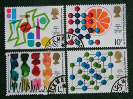 CHEMISTRY CHEMIE Nobelpreis Nobelprice (Mi 735-738) 1977 Used Gebruikt Oblitere ENGLAND GRANDE-BRETAGNE GB GREAT BRITAIN - Used Stamps