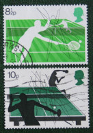 Racket Sport Tennis (Mi 727-728) 1977 Used Gebruikt Oblitere ENGLAND GRANDE-BRETAGNE GB GREAT BRITAIN - Used Stamps