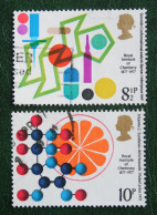 CHEMISTRY CHEMIE Nobelpreis Nobelprice (Mi 735-736) 1977 Used Gebruikt Oblitere ENGLAND GRANDE-BRETAGNE GB GREAT BRITAIN - Used Stamps