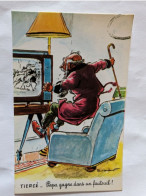 CP Humour - Illustrateur Paul Ordner - Édition Photochrom - Série 30304 - Tiercé - Papa Gagne Dans Un Fauteuil - Ordner, P.