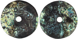 Rundmünze Ca. 350/220 V.Chr. Stadt Chi Yin (heute Tung Chang In Shantung). Sehr Schön, Selten Exemplar Der 65. Teutoburg - China