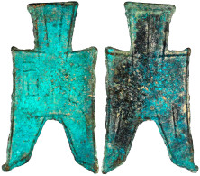 Bronze-Spatengeld Mit Flachem Griff Ca. 350/250 V.Chr. "pointed Foot". Xie Shan. Schön/sehr Schön Exemplar Der 74. Teuto - China