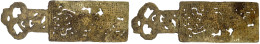 Sogenanntes Reibeisen "Lung Niu Hsing" Der Frühen Chou-Zeit. Bronze, 172 X 55 Mm. Schön/sehr Schön. Coole 6805. Grundman - Cina