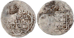 Silber Akce AH 762 = 1361, Arzinjan. Mit Augenförmigem Gegenstempel "lillah" Seines Nachfolgers Ali Beg. Sehr Schön. Alb - Chine