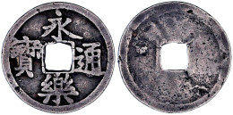 Cash In Silber O.J.(1403/1424) Yong Le Tong Bao. 3,58 G. Sehr Schön, äußerst Selten Exemplar Der 68. Teutoburger Münzauk - China