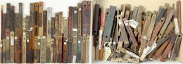 Interessante Sammlung Von Ca. 135 Meist Verschiedenen "Tallie"- Tokens, Meist Aus Bambus, Aber Auch Einige Aus Metall Od - Chine