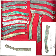 Sammlung Ming-Messer Um 400-220 V. Chr. 15 Stück Im Beba-Schuber. Viele Versch. Typen Und Varianten. Schön Bis Sehr Schö - Chine