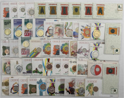 Ca. 50 Numisbriefe Mit Münzen Und Medaillen, Dabei U.a. 4x 10 Yuan Silbergedenkmünzen. - Chine