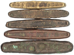 5 X Bootsgeld. 85 Bis 102 Mm. Schön/sehr Schön - Laos