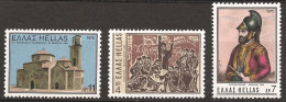 Grèce Hellas 1975 N° 1173 / 5 ** Papaflessas, Révolution, Indépendance, Ibrahim Pacha, Egypte, Eglise, Kalamata, Cave - Ungebraucht