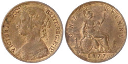 Penny 1877. Vorzüglich/Stempelglanz. Seaby 3954. - Autres & Non Classés