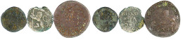 3 Seltene Kupfermünzen: 1/2 Bolognino 1624, Quattrino 1636, 1647. Schön, Schön/sehr Schön. Muntoni 237, 239e. MIR 1825. - Altri & Non Classificati