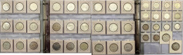 Album Mit 43 Silbermünzen Aus 1992 Bis 2001. 29 X 1000 Escudos Und 14 X 500 Escudos. Münzen In Rähmchen. Stempelglanz - Portugal