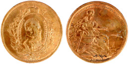 Bronzemedaille V. Vazhenin Und Steinmann 1882 Zur Erinnerung A.d. Grossruss. Ausst. In Moskau. 46 Mm. Sehr Schön/vorzügl - Russie