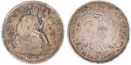 1/2 Dollar 1872 S, San Francisco. Sehr Schön/vorzüglich, Schöne Patina. Krause/Mishler 99. - Autres & Non Classés