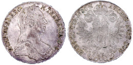 Maria-Theresien-Taler 1780 ICFA Nachprägung Wien Um 1800. Vorzüglich. Hafner 21. - Monedas En Oro