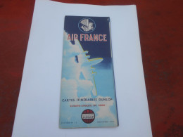 Cartes Itineraires Dunlop Europe Afrique Du Nord  Edition N° 11 Decembre 1953 - Roadmaps